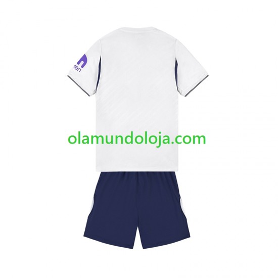 Camisola Tottenham Hotspur Criança Equipamento Primeiro 2026-2027 Manga Curta